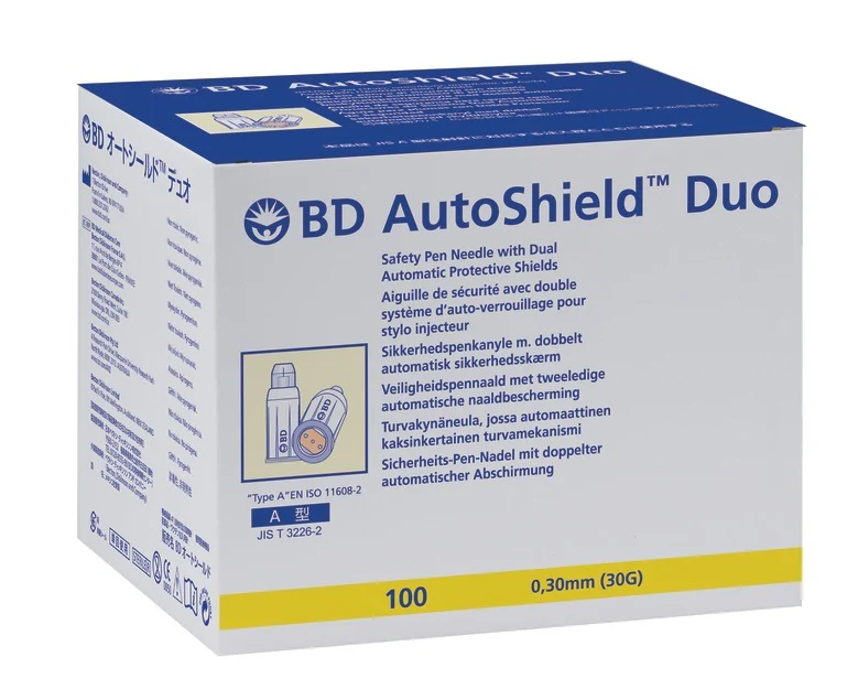 Aiguille BD AutoShield 5mm pour stylo à insuline - Image 2