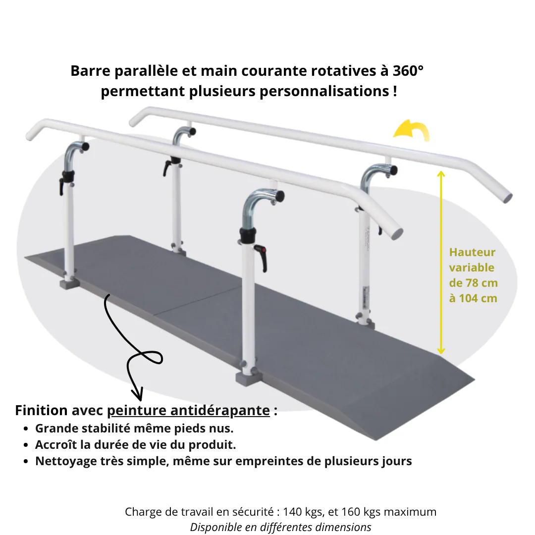 Barres parallèles avec socle Ferrox - Image 3