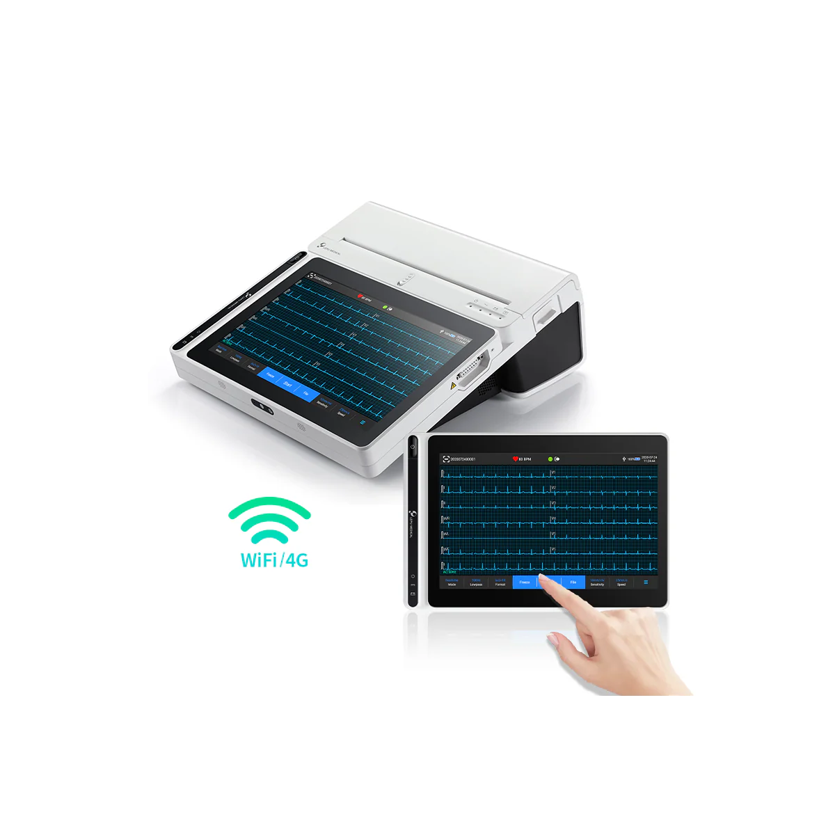 Base de recharge et imprimante pour tablette ECG LEPU MEDICAL 10 pouces - Image 3