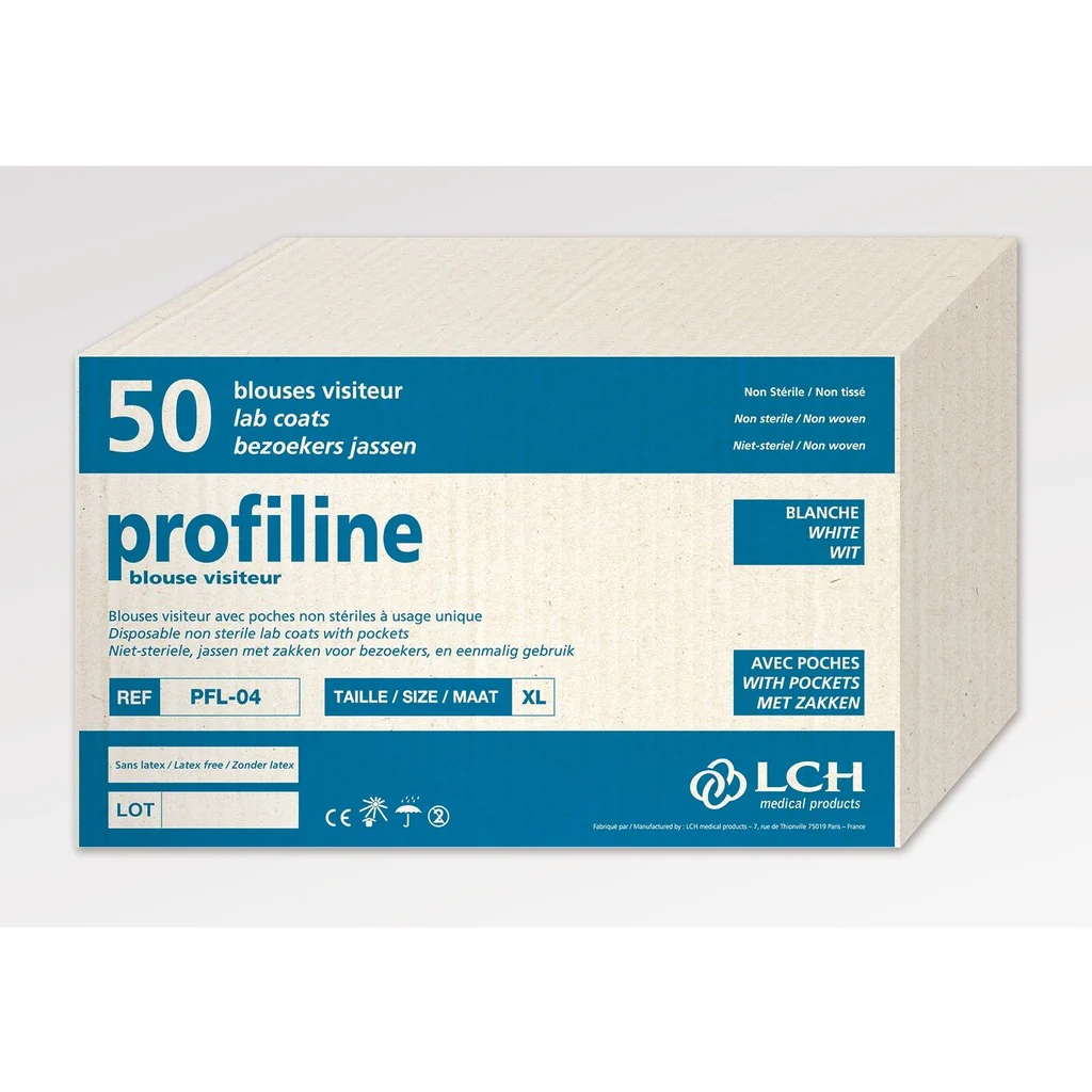 Blouse de protection visiteur LCH x50 - Image 3