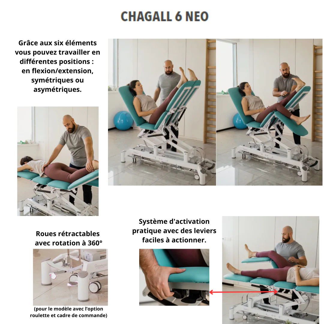 Table de massage CHAGALL NEO 6 plans - Image 2