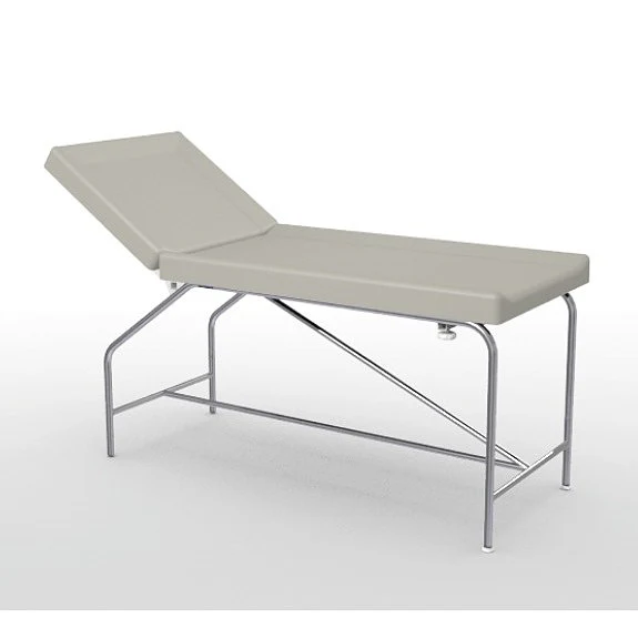 Divan fixe Cordoba - hauteur 82 cm avec sellerie à bourrelets 65 cm, bâti en inox et patins - Image 2