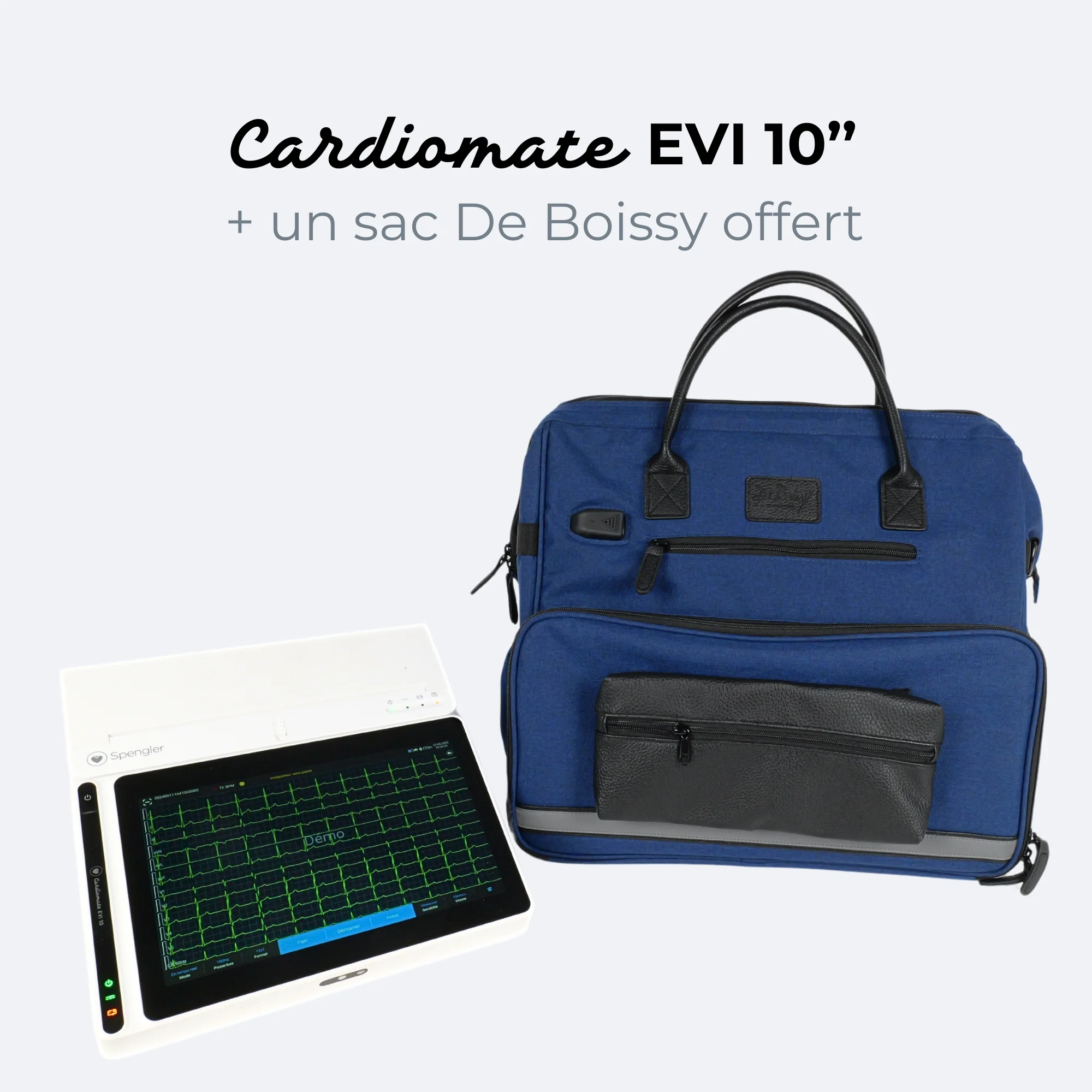 Tablette ECG EVI 10 Cardiomate Spengler + Sac De Boissy offert - Image 6