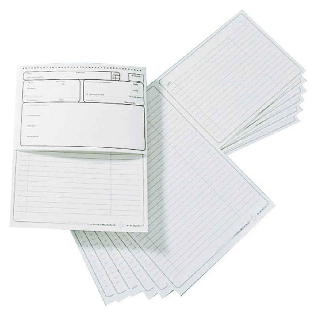 Fiches médicales traditionnelles - Image 3