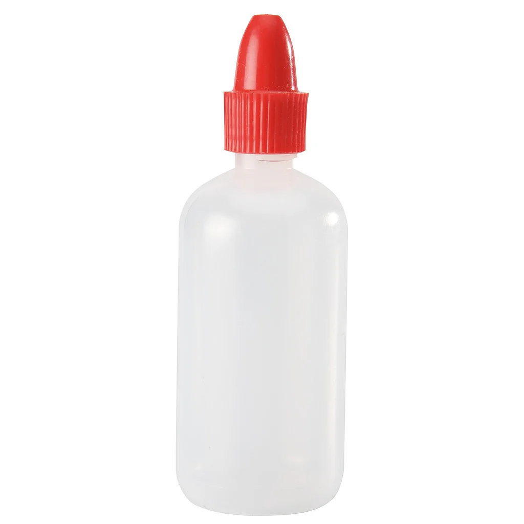 Flacons plastique avec bouchon rouge - Image 2