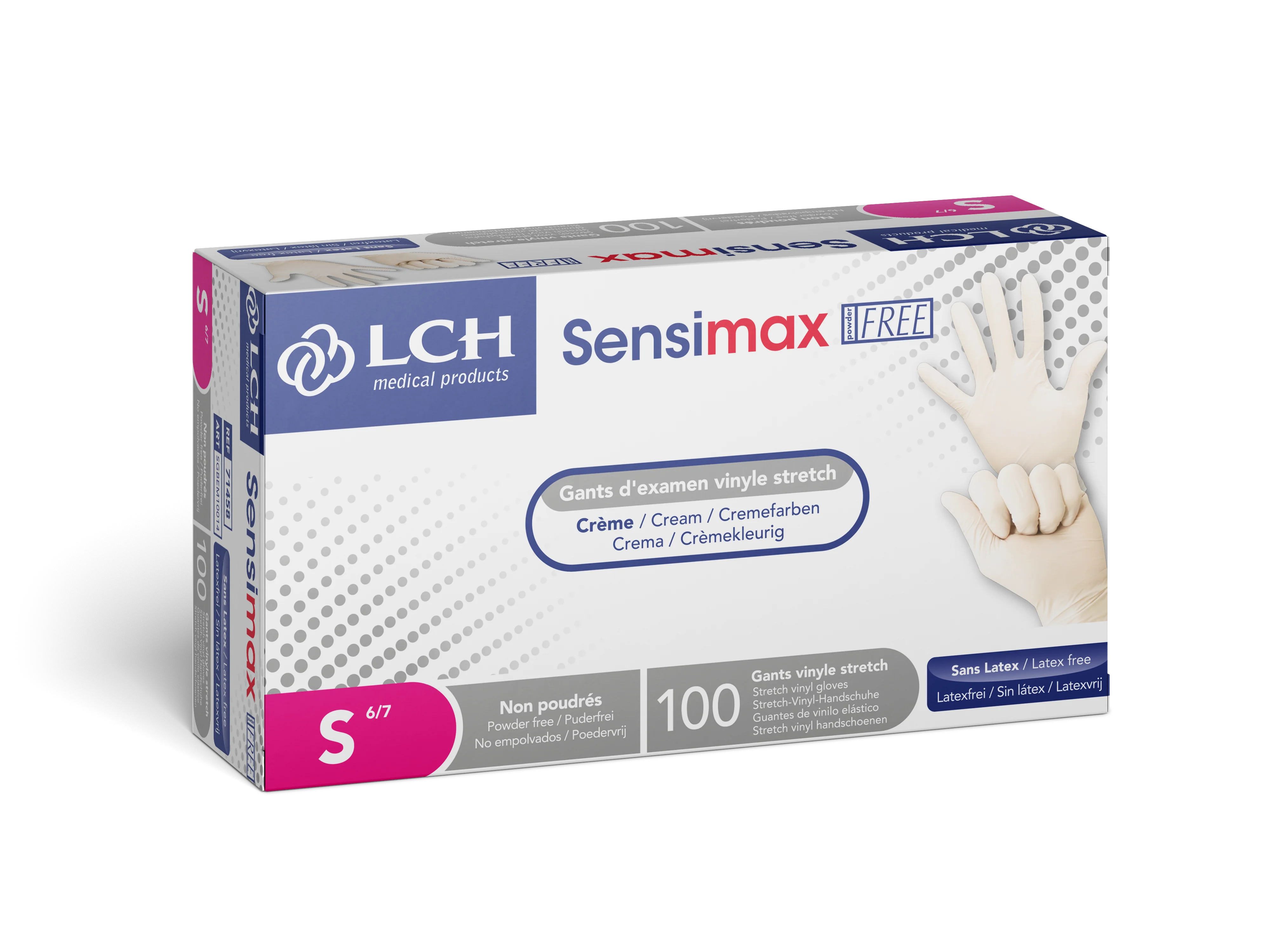 Gant d'examen vinyle stretch non poudré Sensimax - Image 5