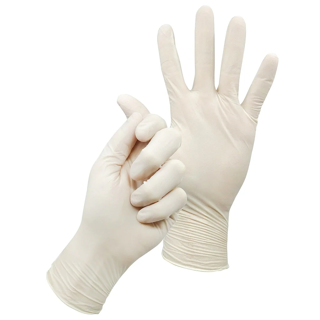 Gants Sensitex en latex poudrés non stériles – Beige - Image 6