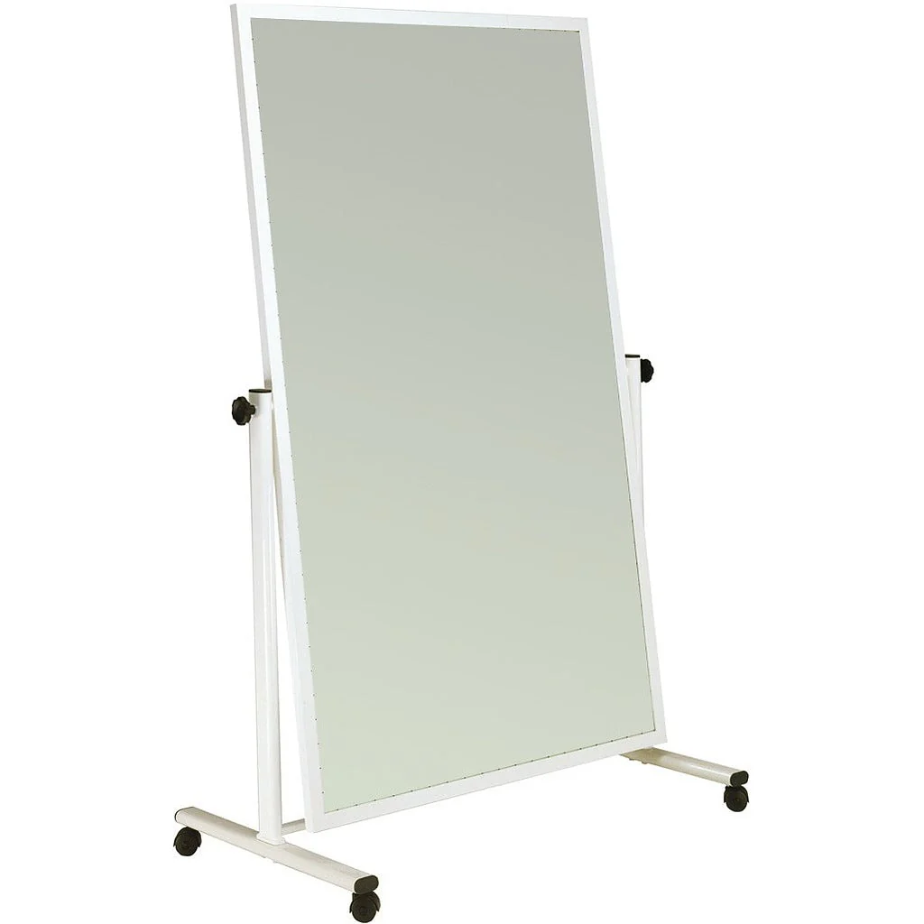 Miroir Orthopédique Non-Quadrillé - Basculant sur Roulettes
