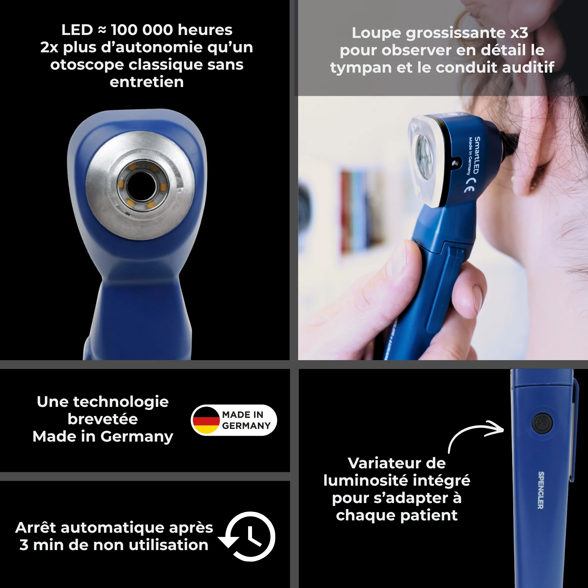 Otoscope Spengler SmartLed - Image 3