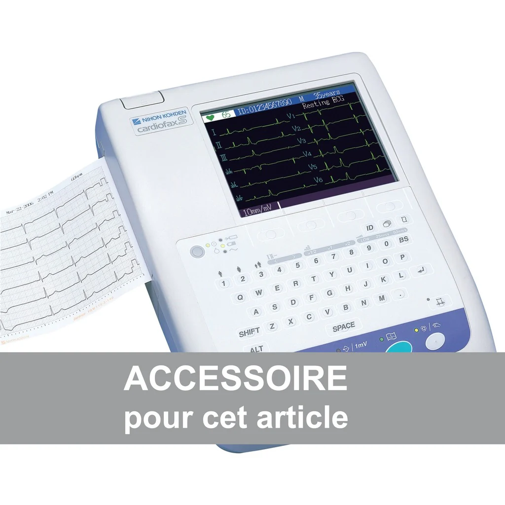 Papier ECG Cardiofax 150 feuilles 110 mm x 140 mm - Lot de 5