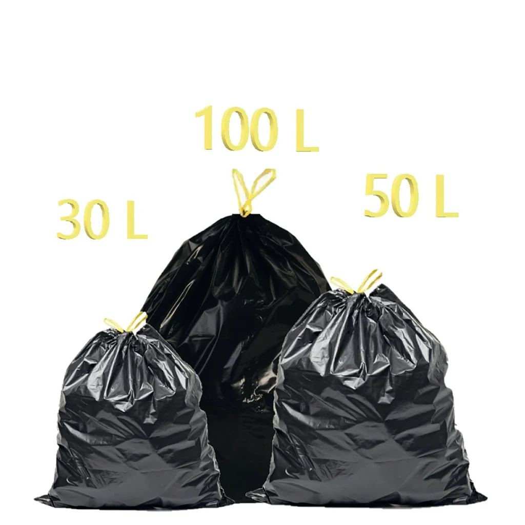 Sacs poubelles à liens coulissants - Image 5