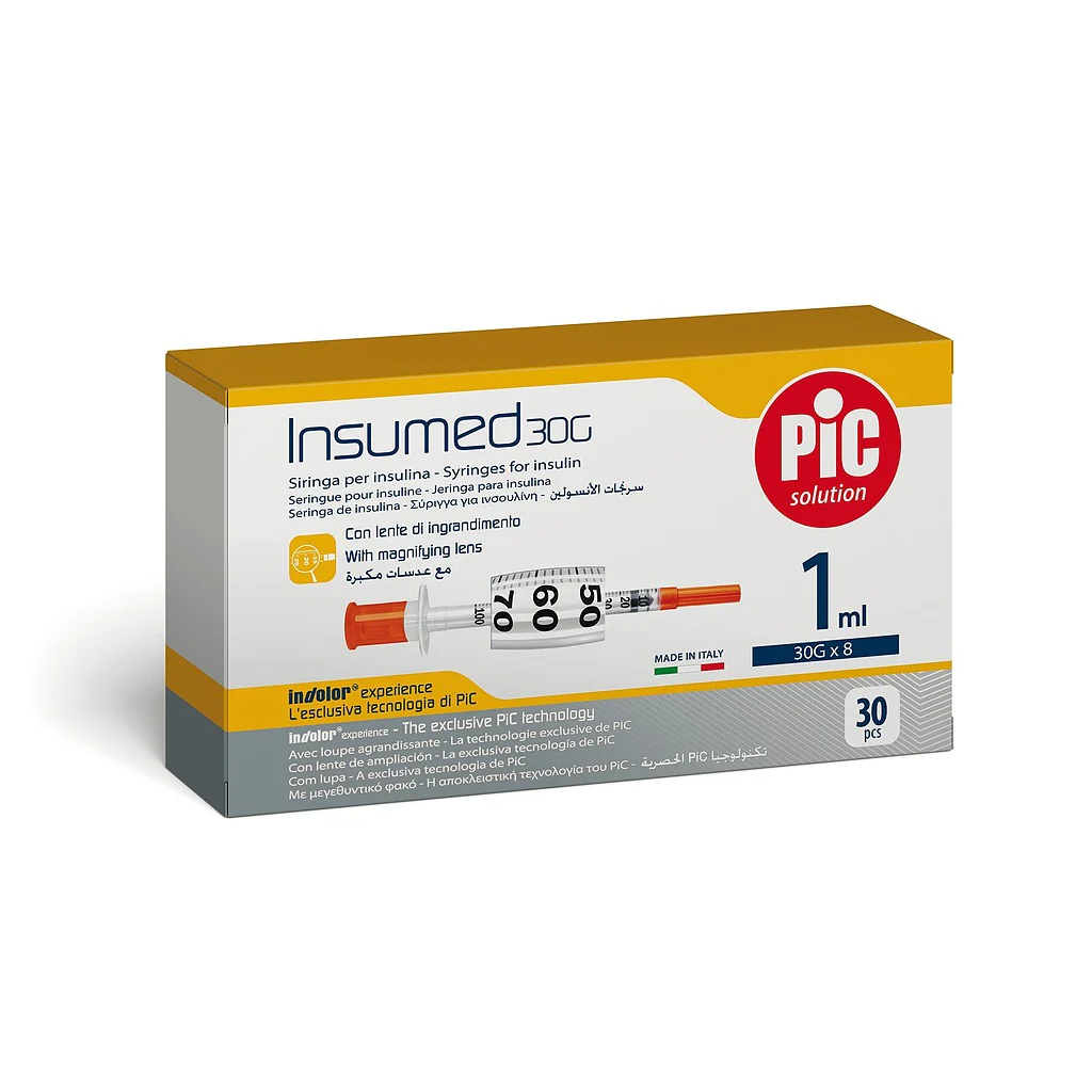 Seringues à insuline Insumed avec loupe grossissante - Image 2