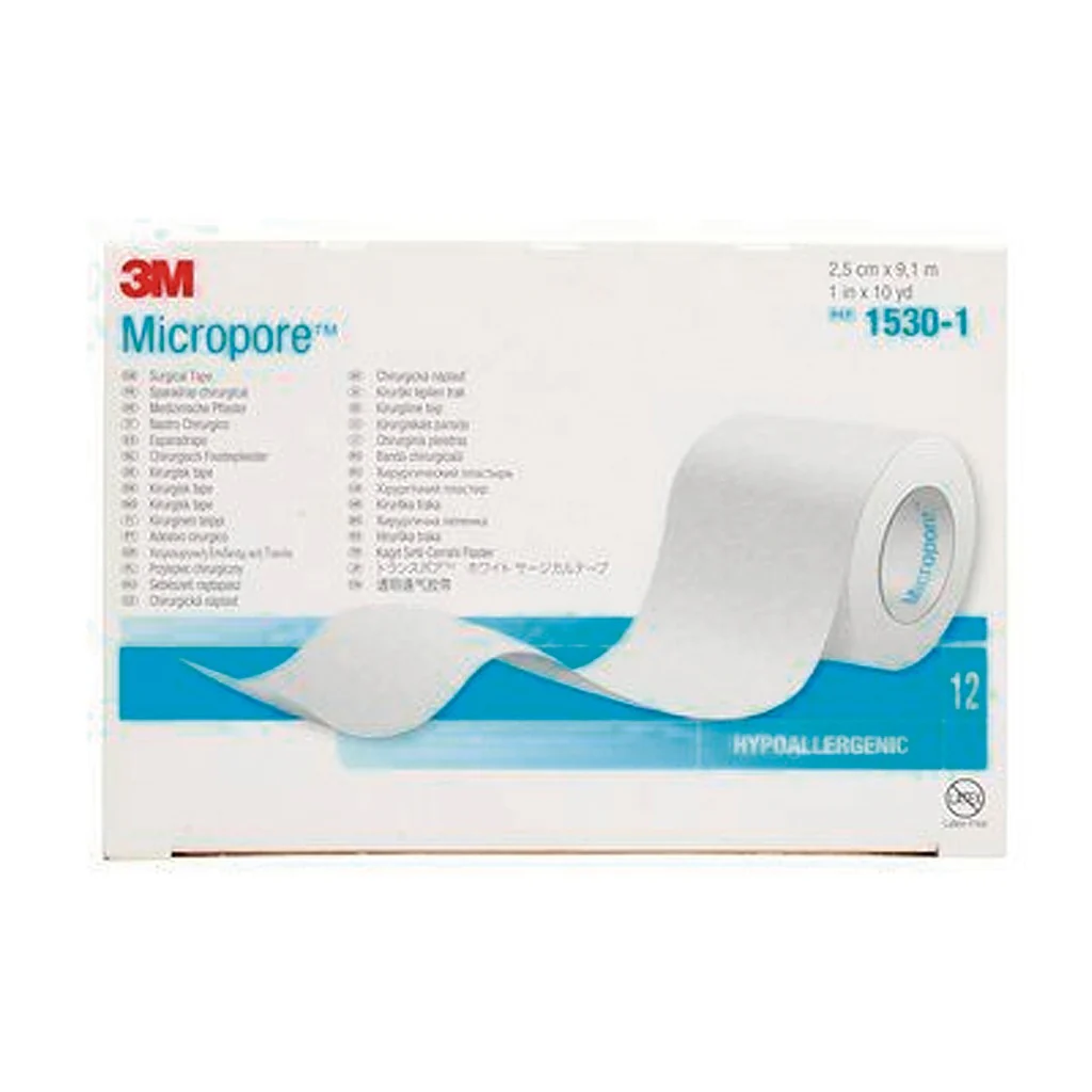 Sparadrap 3M Micropore rouleau nu - Image 2