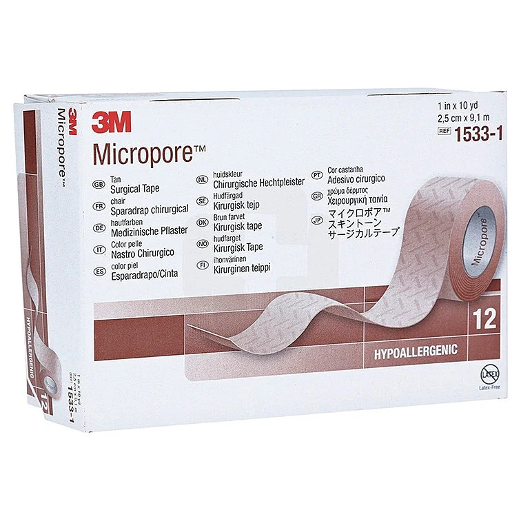 Sparadrap 3M Micropore rouleau nu - Image 4