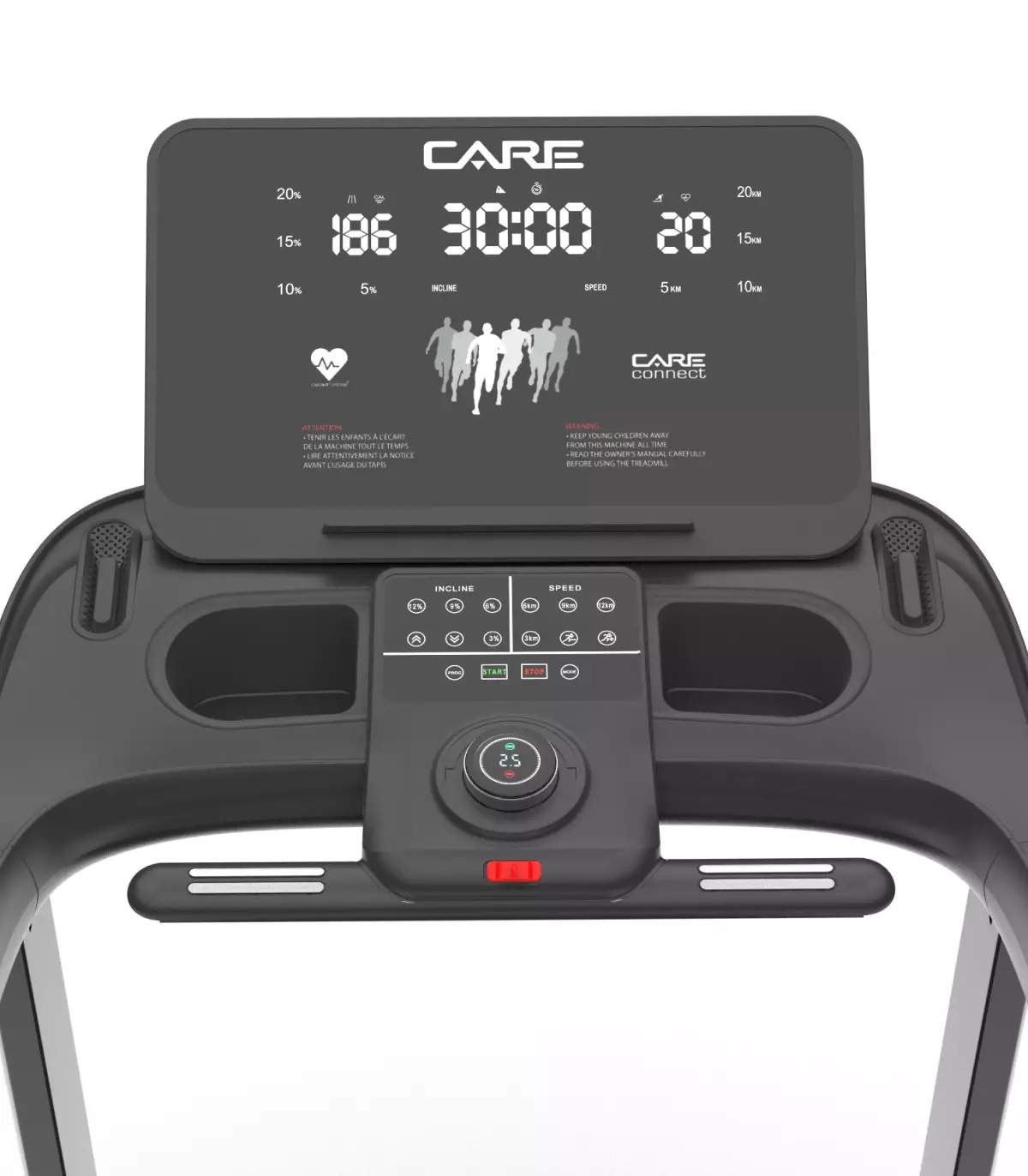 Tapis de course 22 km/h Fast Runner SP connecté - CARE - Image 4