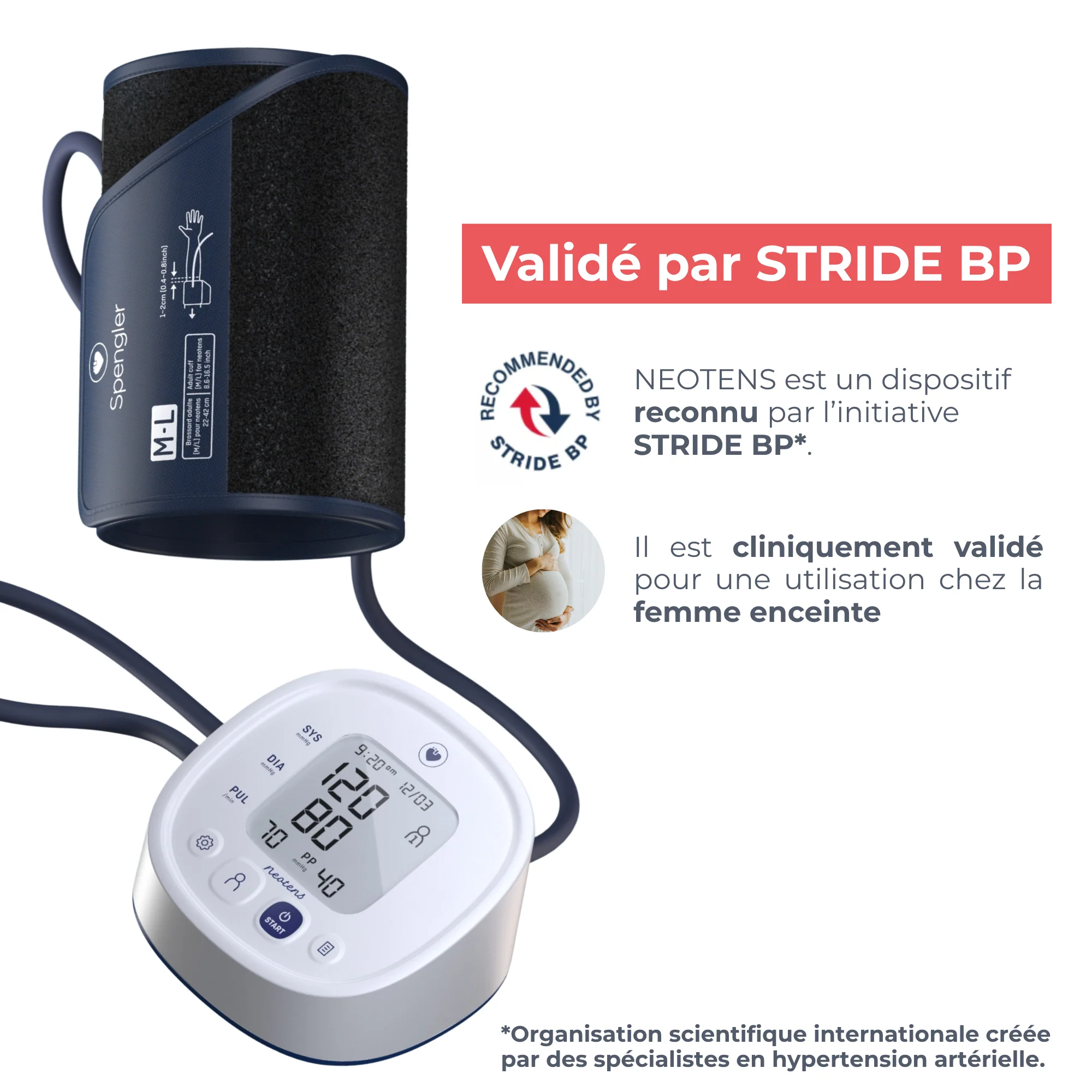 Tensiomètre électronique bras NEOTENS Spengler - Image 4