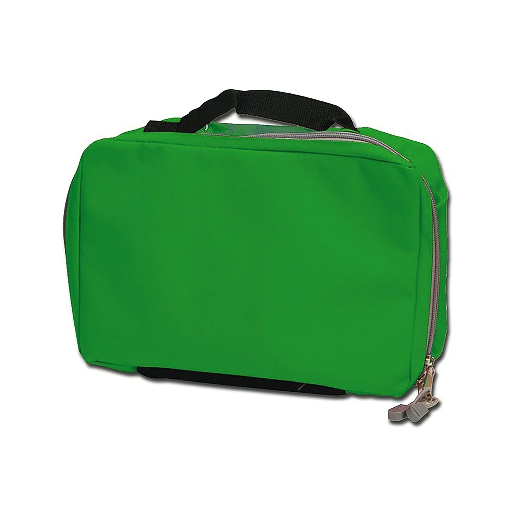 Pochette de rangement avec poignée, verte, 29x19x11cm
